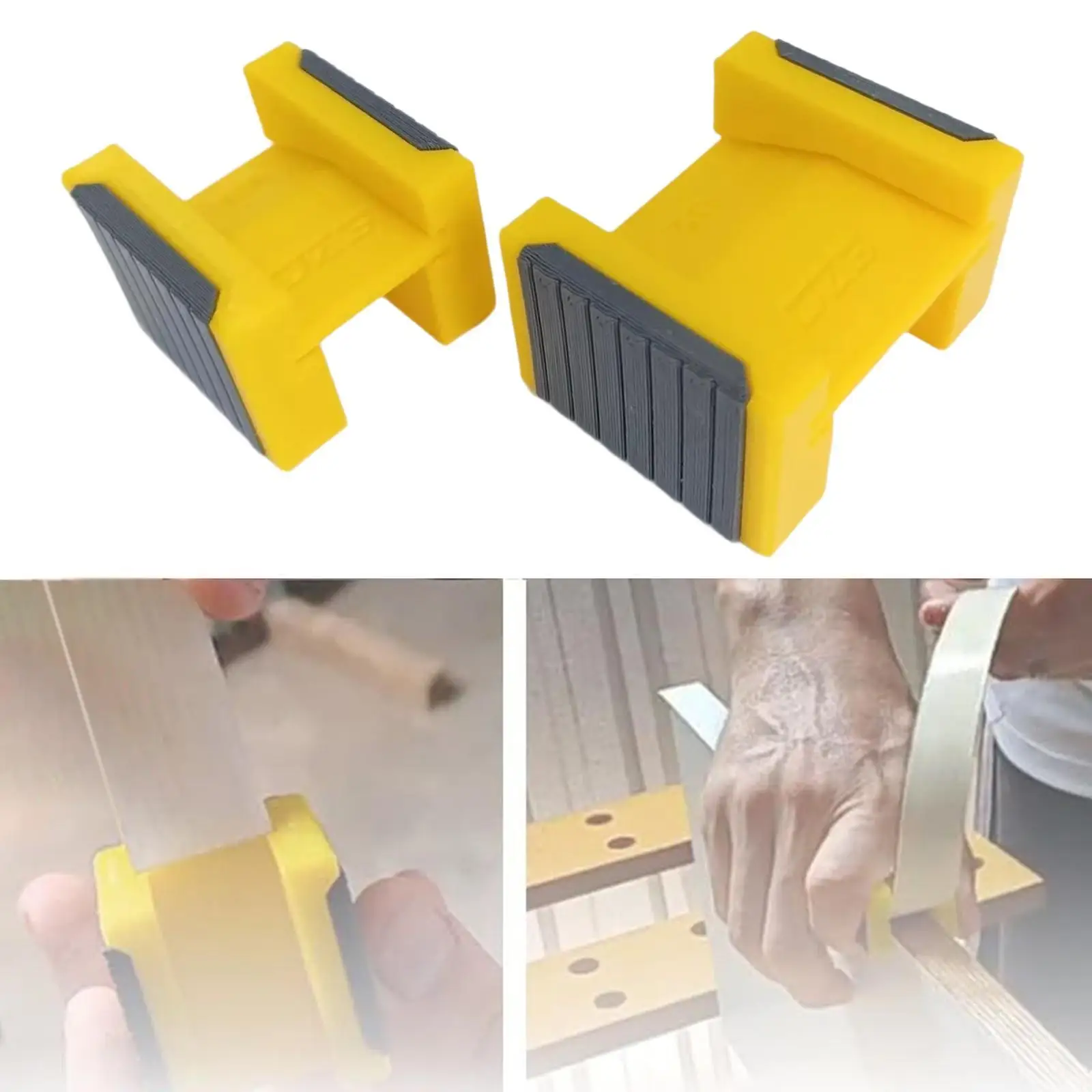 2x Edge Tape Holder Edge Tape Straightener Aplikasi Mudah Ringan