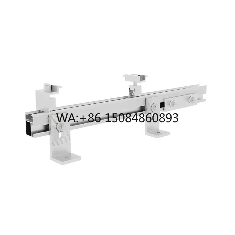 Standard Aluminum PV Mount Rail, versatile solar accessory, matching multiple panels for home rooftop photovoltaic rack fixed in