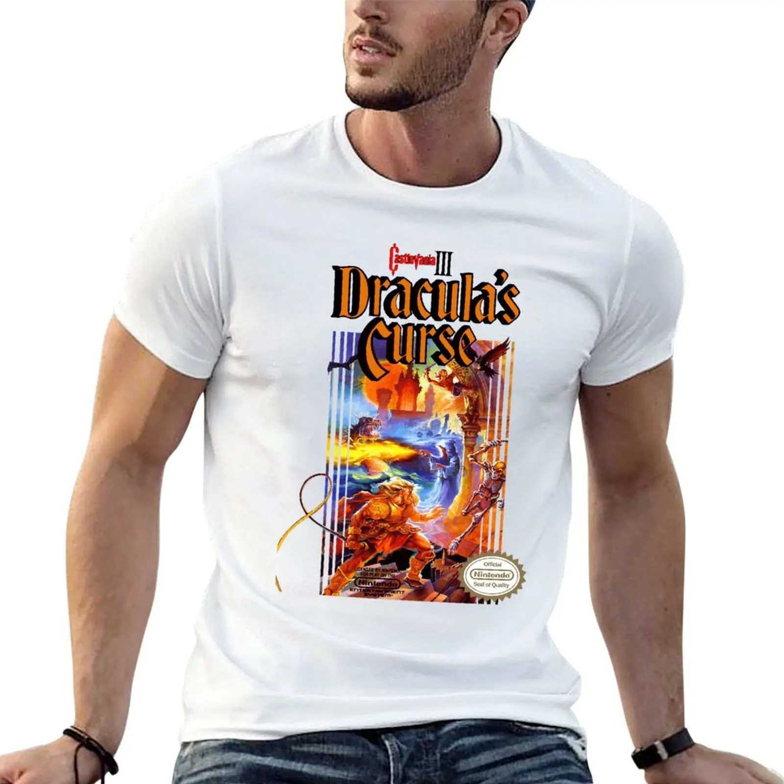 

III cotton For luxury man for Fans shirts t Castlevania T-Shirt 100% t men shirt brand pack cotton