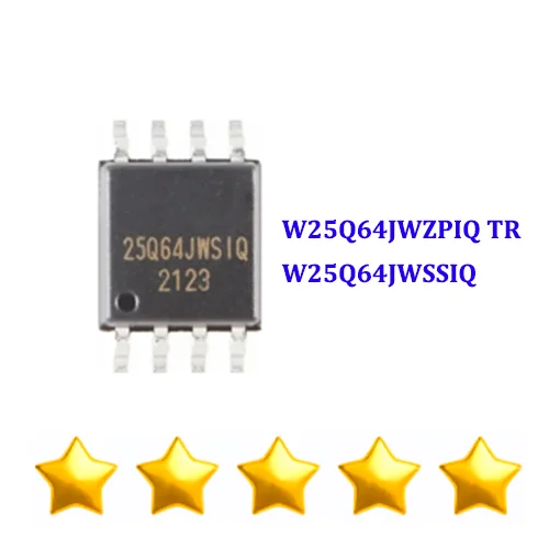 

100% New W25Q64JWZPIQ TR 8-WDFN W25Q64JWSSIQ 8-SOIC