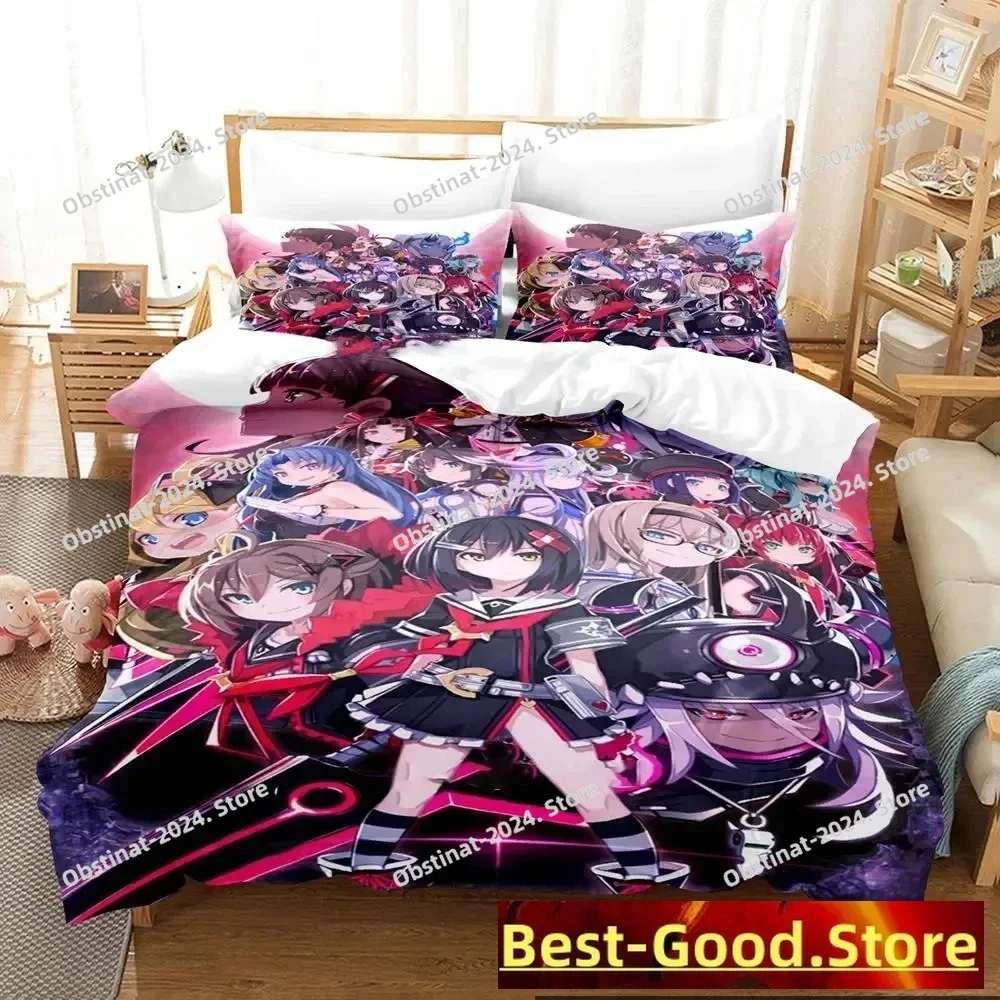 

Anime Mary Skelter Finale Bedding Set Boys Girls Twin Queen King Size Duvet Cover Pillowcase Bed boys Adult Home Textileextile