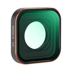 K&F Concept Action Camera UV Filters Definition Lenses Multi Layers Nano-coat Green Film Optical Glass for GOPOR HERO 9/10/11/12