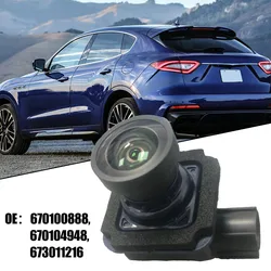 Black Trunk Parking View Camera For Maserati Levante 2017-2020 670100888 670104948 673011216 Reversing Rear View Camera