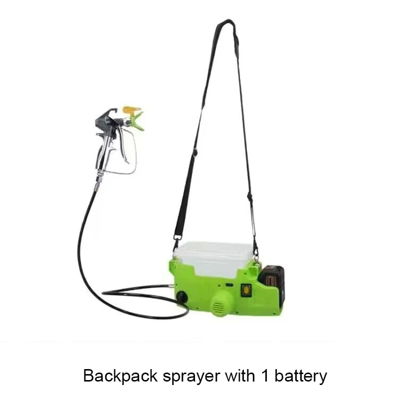 High Pressure Lithium Battery Backpack Spraying Gun Wall Repair,Suitable Paint,Latex Paint Handheld Spraying Machine