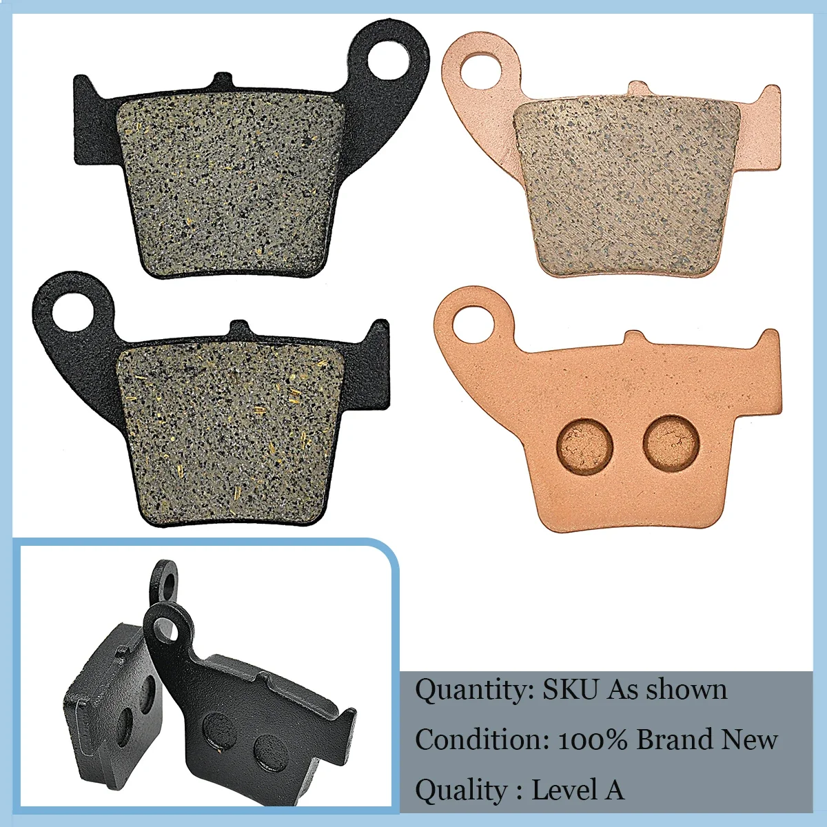 Motorcycle Front Rear Brake Pads For HONDA CRF 250R 450R CRF250R CRF450R CRF250X CRF450X CR125R CR250R CRF230F CRF450L 2004-2023