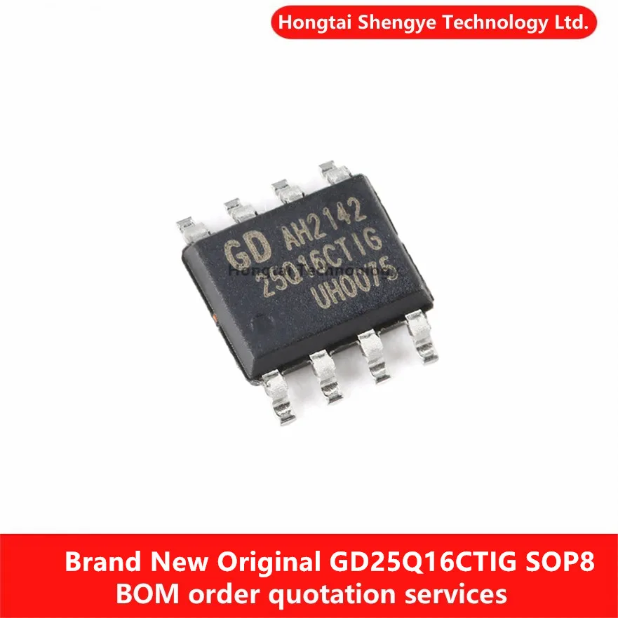 New Original GD25Q16CTIG SOP-8 16M-bit 3.3V Serial Flash Chip