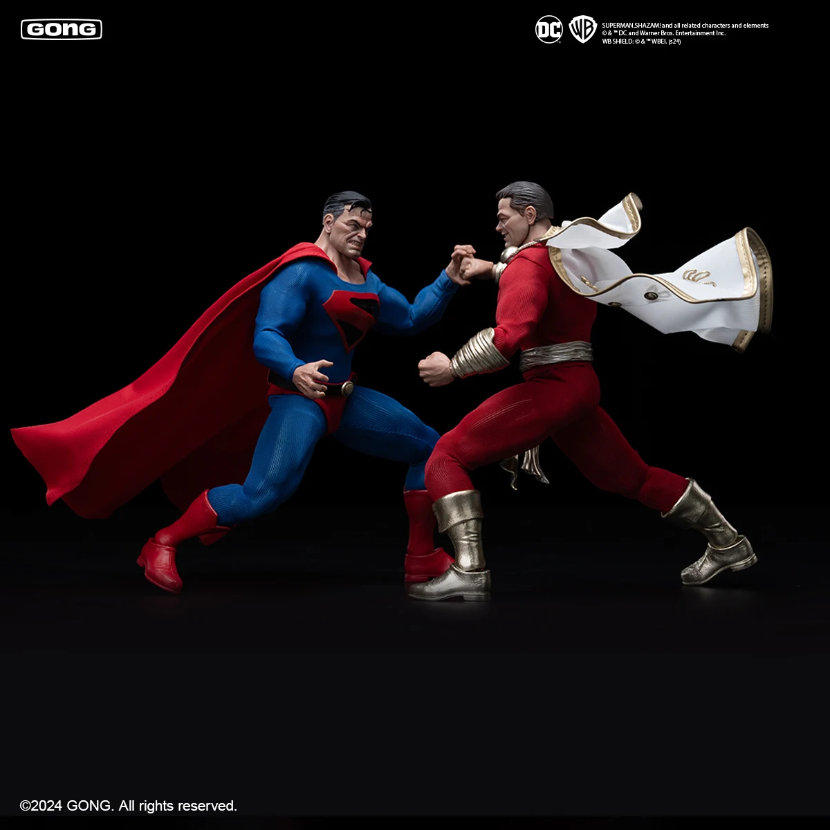 Original Dc Kingdom Come Superman Shazam Special Edi 1/12 Cloth Clothes Articular Mobility Action Figure Collection Gift