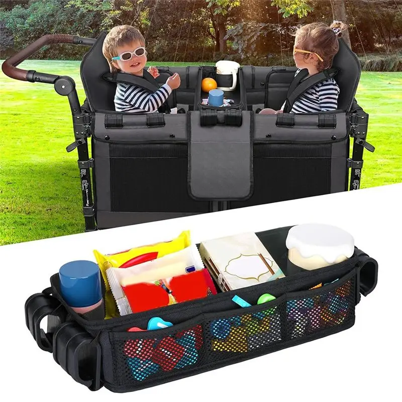 A11E-Stroller Snack Tray Attachment,Universal Stroller Snack Tray For Wonderfold Wagon W2 Accessories - Snack Tray For Kids - view 3