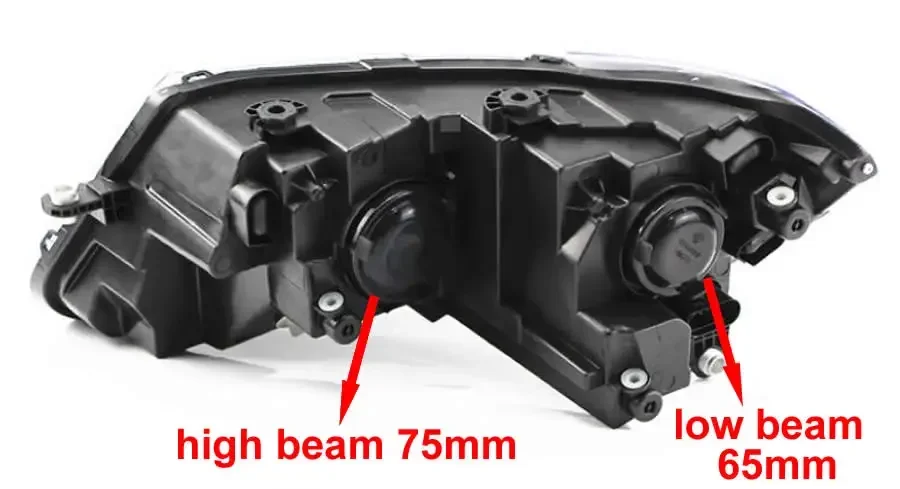 For Volkswagen Lavida 2016-2019 Headlight Dust Cover Sealing Cap Rubber Waterproof Dustproof Headlamp Cap 75mm 65mm 1PCS