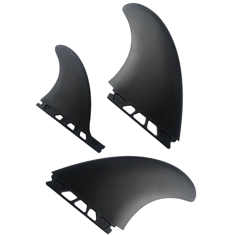 3Pcs Keels Fin Surfboards Thruster Fin High Performances Fiberglass Surfboards Fin Surfing Accessories Easy to Install