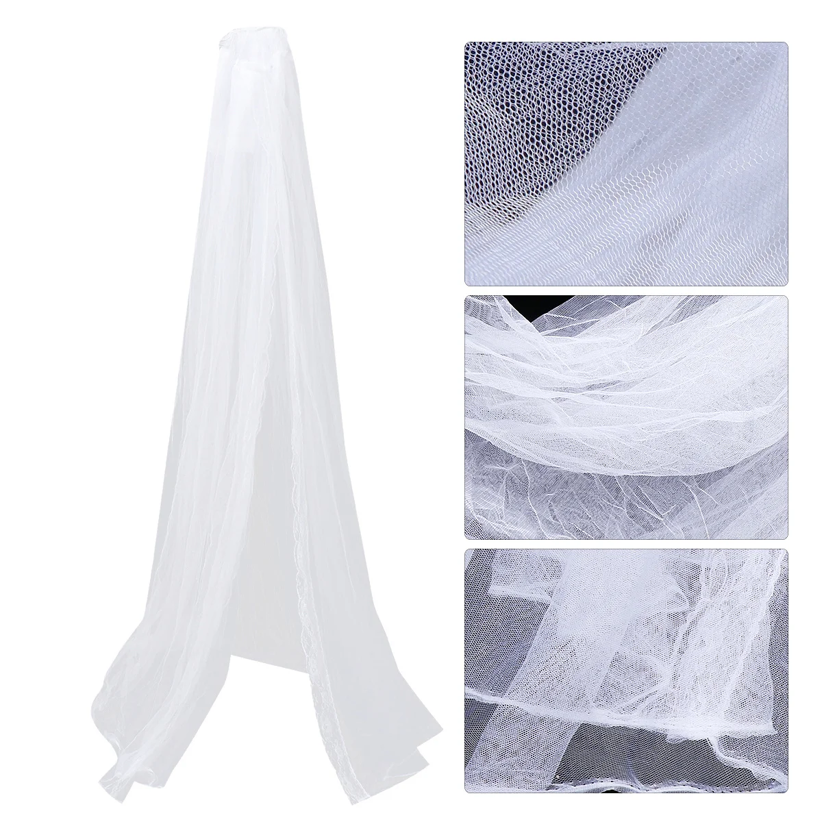 1 pçs bebê pendurado mosquiteiro borda do laço cúpula de algodão cama cortina berço dossel rede protetora dossel cama