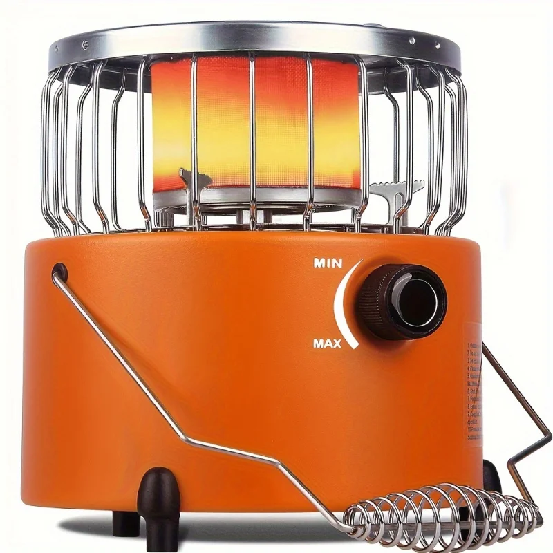 Custom.9000 BTU Propane Heater Stove - 2-in-1 Indoor & Outdoor Portable Camping Gas Stove Reliable Heating, Cooking, And Eme