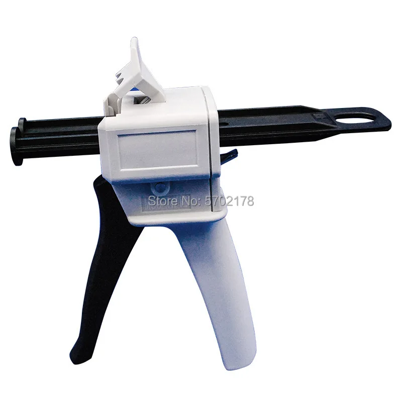 

Dental Impression Mixing Dispensing Gun Universal Dispensing Gun 1:1/1:2 Silicone Rubber Dispensing Gun 10:1 50ml ab Glue Gun