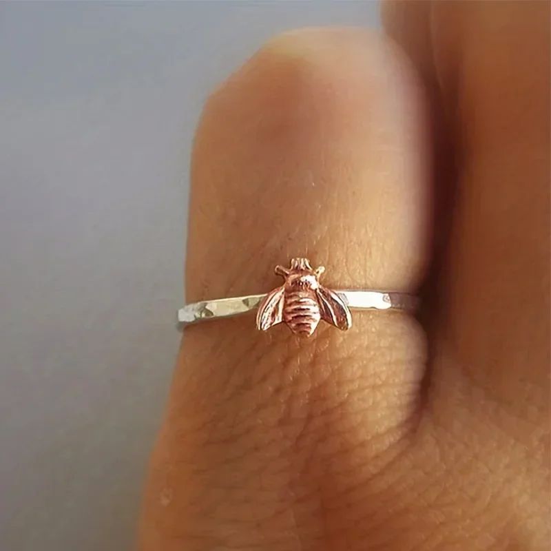 Dainty Equation Finger Ring for Women, All Match, Trend Jewelry, 03/Wearable, Delicate Design, Insect Accessrespiration