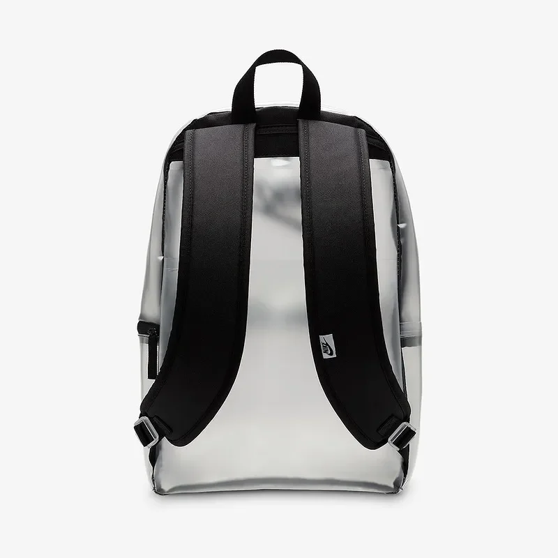 Nike Men's and Women's Bags Backpack 2025 New Retro Metal Silver Gray Sports BagHV8920-908