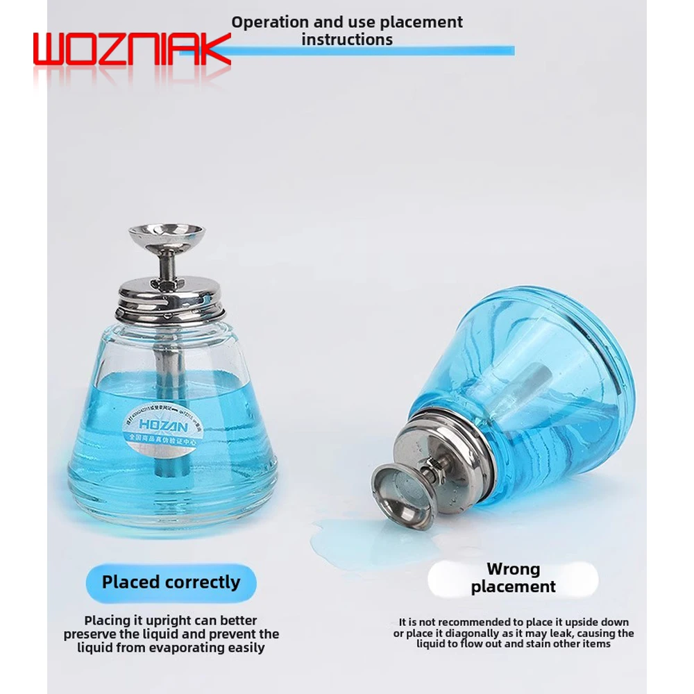 HOZAN الصحافة نوع زجاجة الكحول الزجاجية غسل المياه زجاجة فارغة إصلاح الهاتف المحمول تنظيف مريحة الإصدار المياه #2