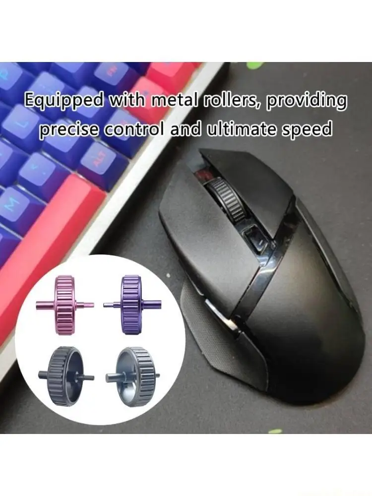 Precise Aluminum Mouse Wheel For Basilisk 3 X HyperSpeed Mouse in Gaming and Office Application Ergonomic