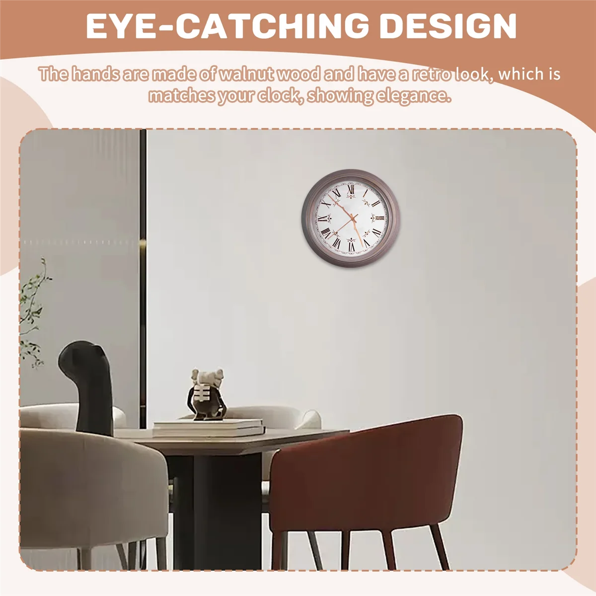 A97G 3 قطعة أجزاء آلية حركة ساعة الكوارتز مع 3 أنواع من خشب الجوز ساعة الأيدي ملحقات الساعة لإصلاح الساعة