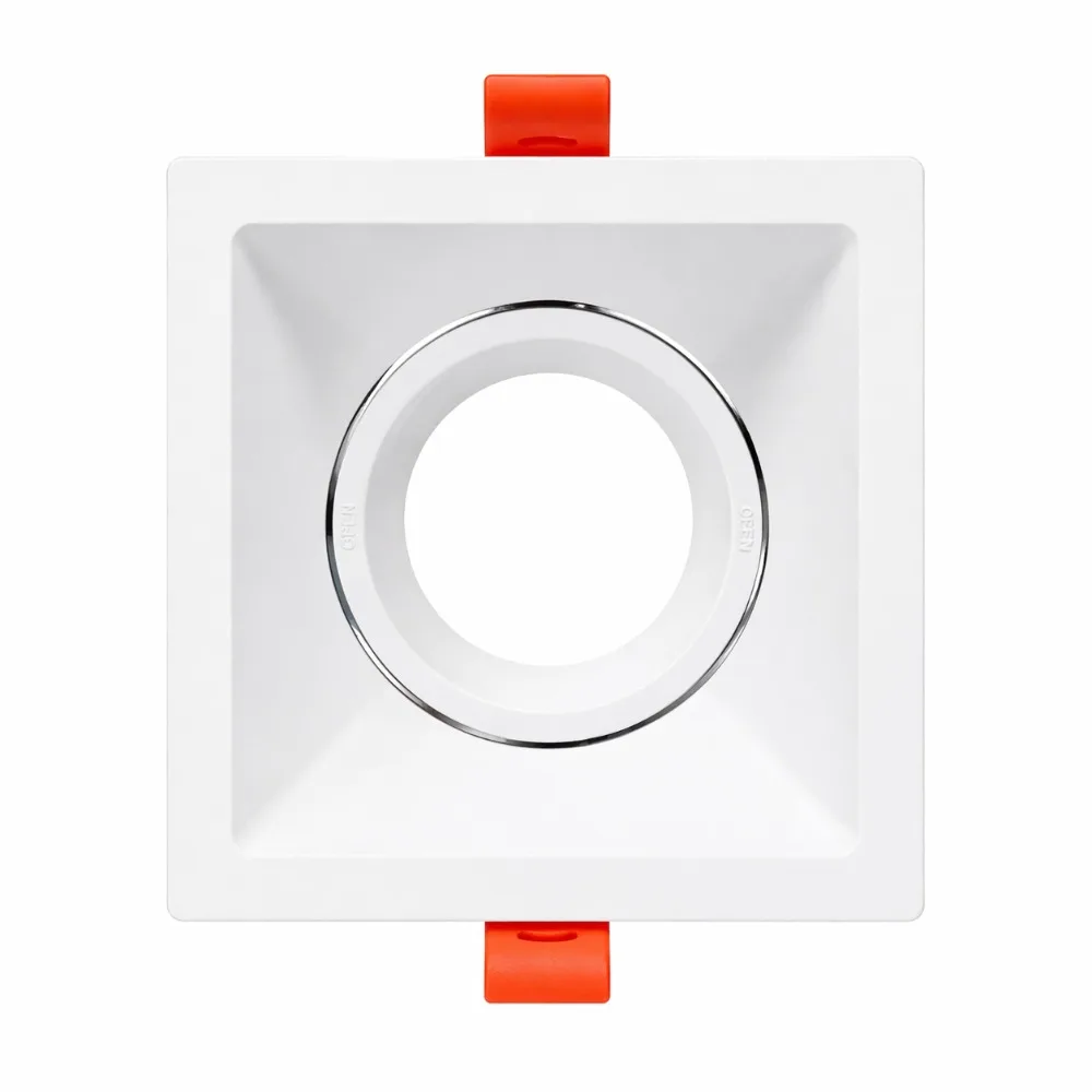

JOYINLED MR16 GU10 Bulb Replaceable Spot Lamp Holder Socket Fitting Round Recessed LED Ceiling Downlight Mounting Lamp Frame