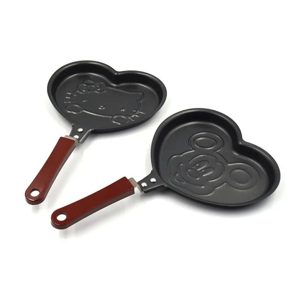 سانريو مرحبا كيتي الكرتون البيض عموم لطيف كيتي القط نمط سروال داخلي البيض المقلي غير عصا المقالي مقلاة صغيرة قدر