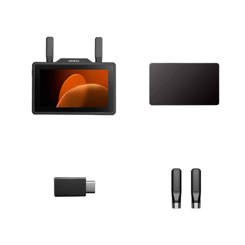 

Hollyland Pyro 5 5.5Inch Video Transmission Monitor 1080P high-definition Touch Screen 60ms Latency Recording Camera Monitor