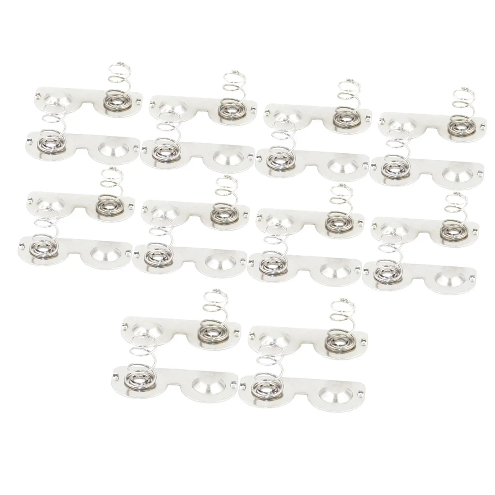 20 Pieces AA Battery Spring Plates Battery Contacts Plates Positive to Negative Conversion Spring for Clocks Children Toy