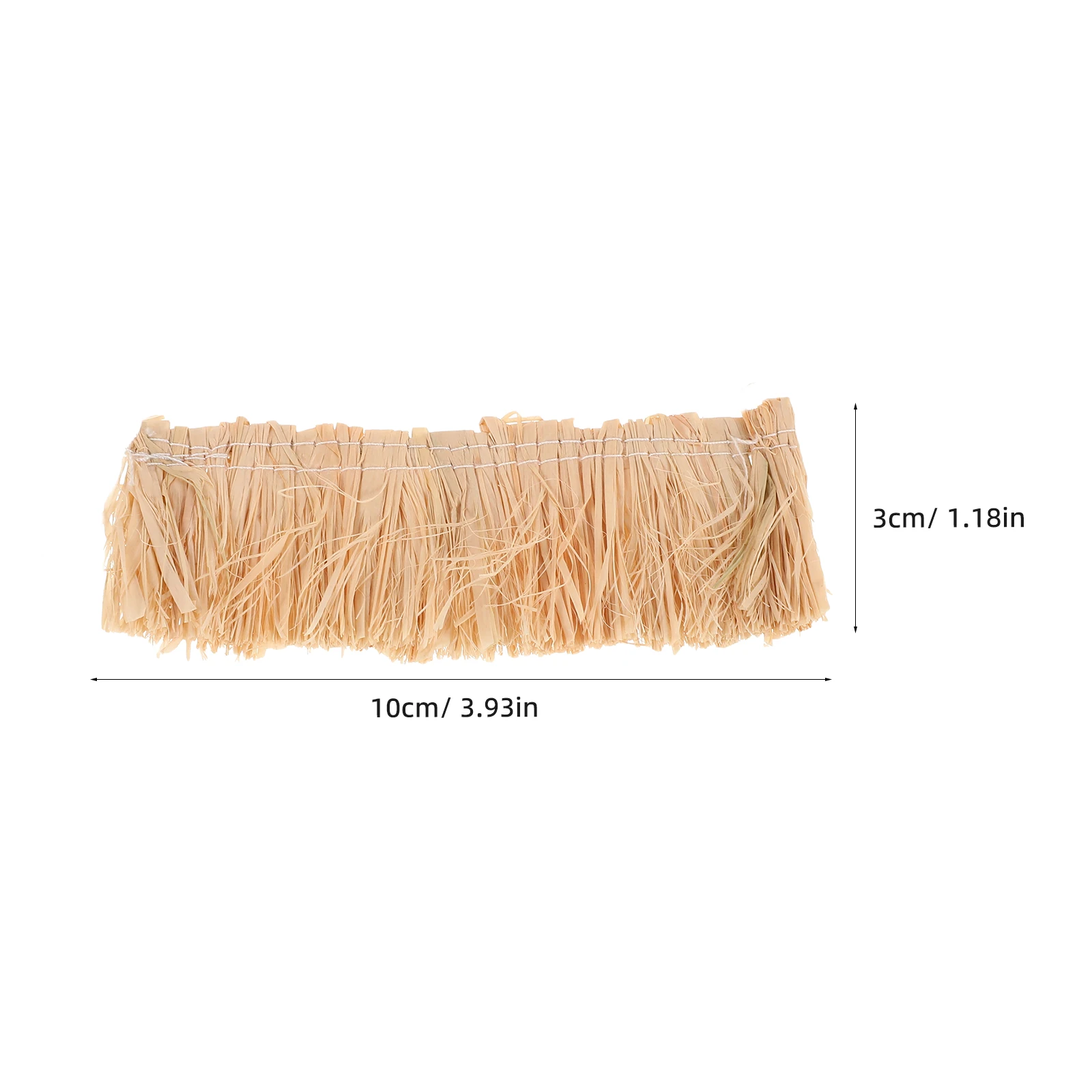 9Pcs Artificial Thatch Roof Roll Simulation Grass Roof Material for Miniature House DIY Landscape Diorama and Dollhouse