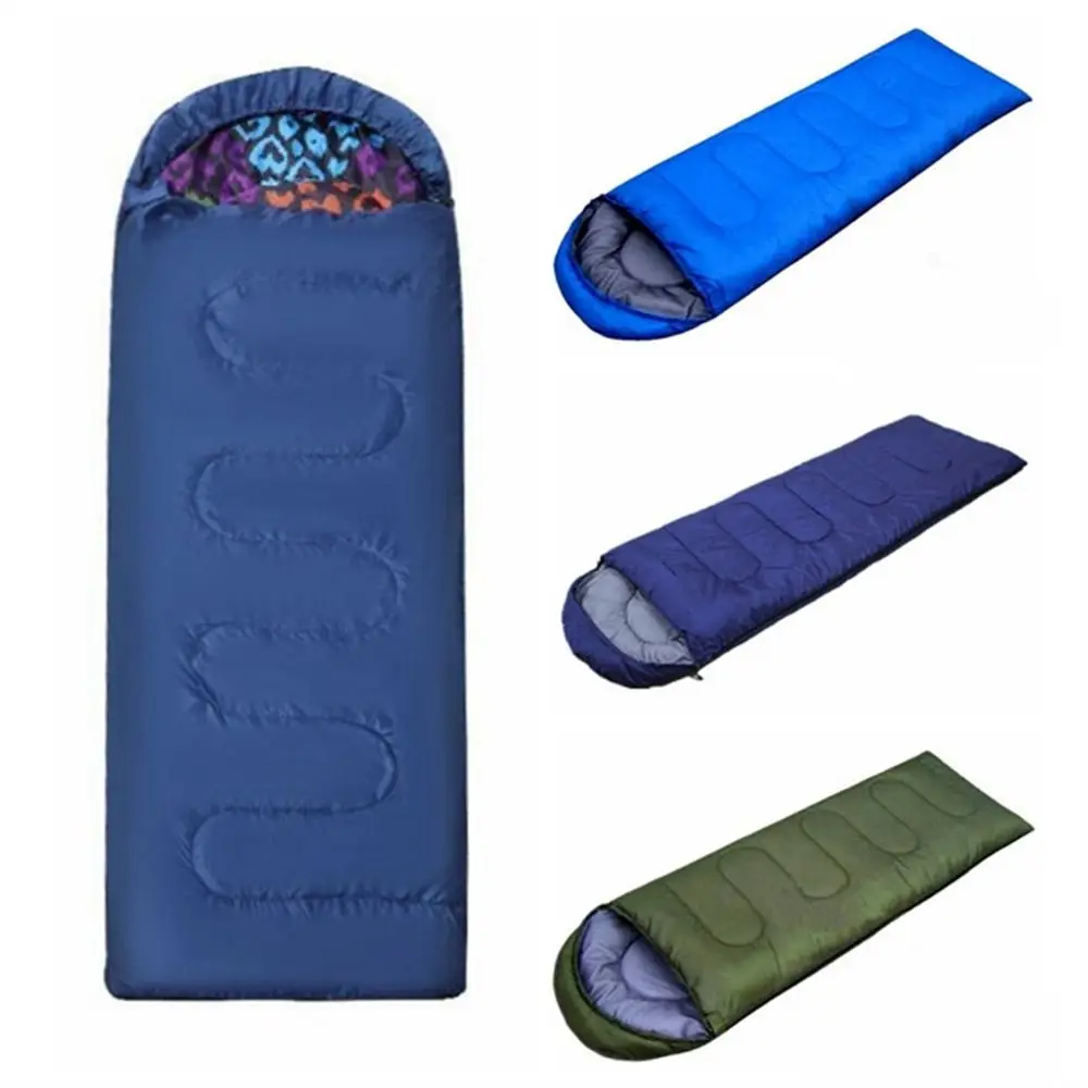 

Envelope Sleeping Bag Ultralight Hooded Camping Sleeping Bag Waterproof Windproof Single Sleeping Bags Outdoor Travel