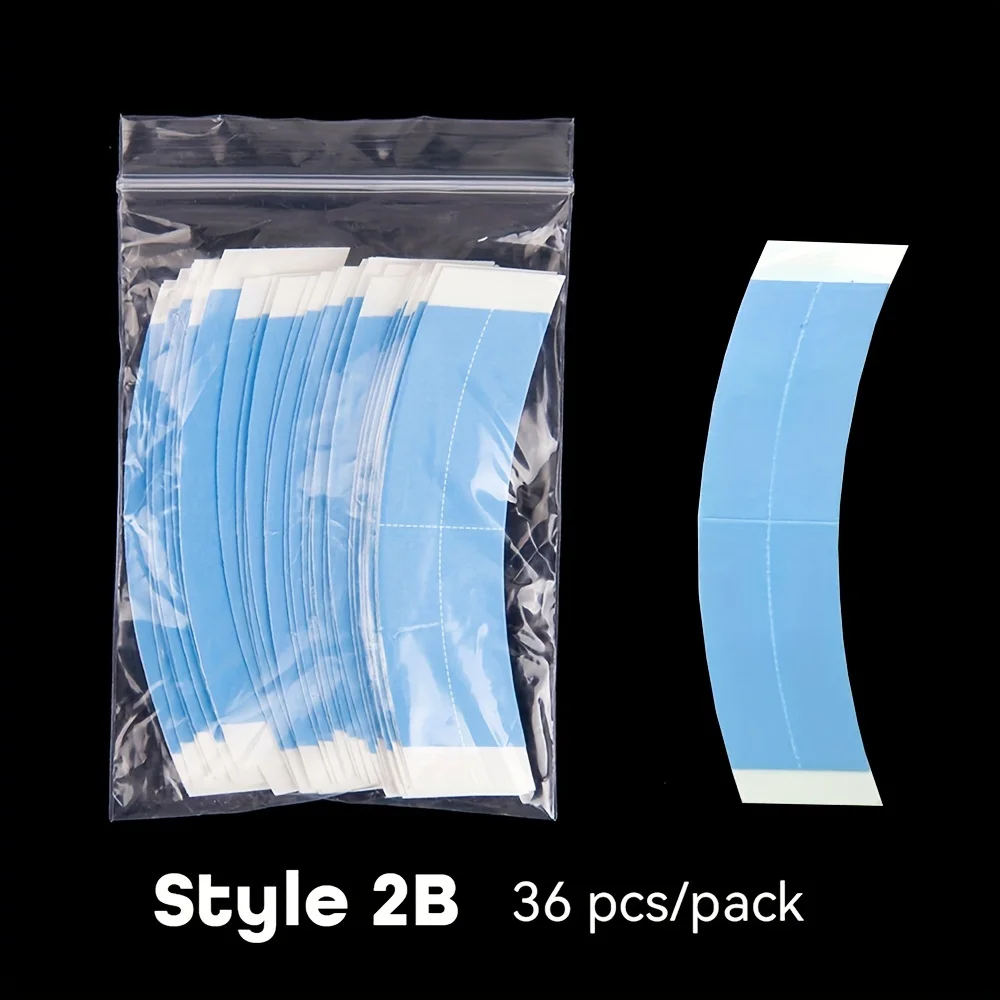 36pcs/lot Supertape Waterproof Hair Tape Double Side Adhesive Super Tape For Lace Wig Toupee Replacement Hairdresser Accessories