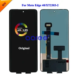 AMOLED LCD Screen Original For Moto Edge 40 LCD Display For Moto Edge 40 Pro Display LCD Screen Touch Digitizer Assembly