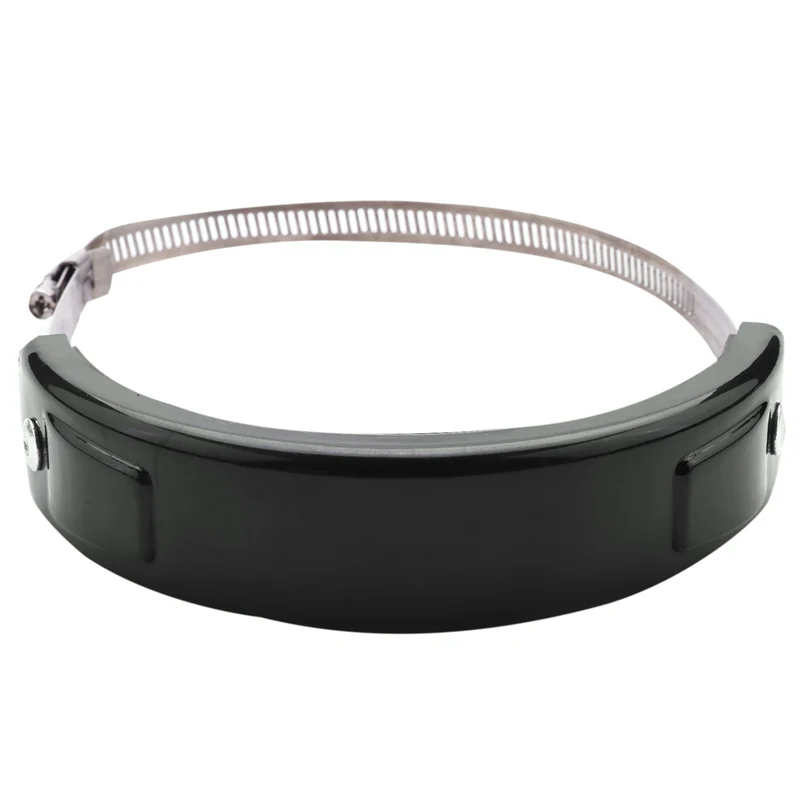 3X Pelindung Knalpot Aksesori Motor Dapat Menutupi Knalpot Oval Universal Fit 100Mm-160Mm untuk Yzf Honda
