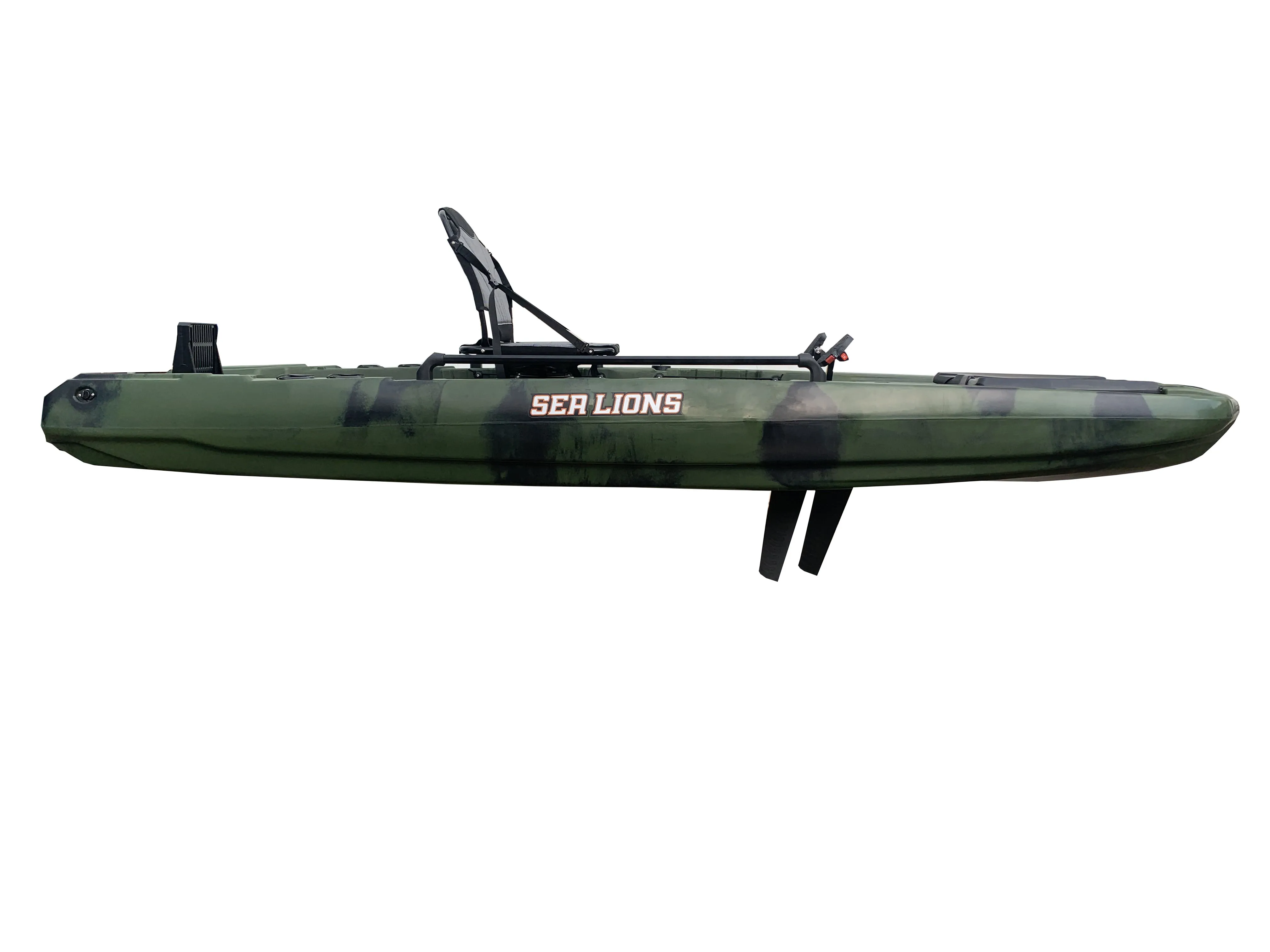 Hot Sale A Itoo Wholesale Price 12ft Sit on Top Motorised Fishing Kayak Pedal Drive and Motor