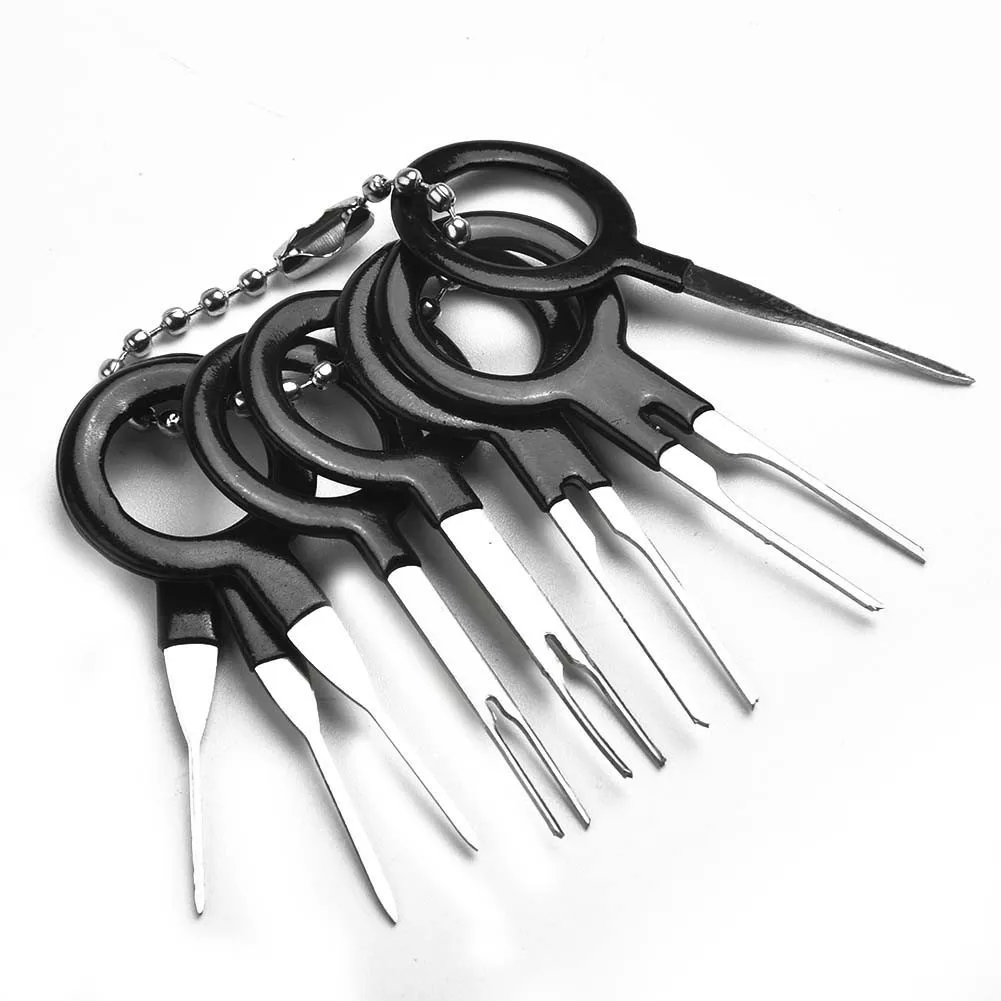 

Набор инструментов для снятия клемм для ремонта автомобиля, обжимной разъем для электрической проводки, штифт для удаления клемм автомобильного провода