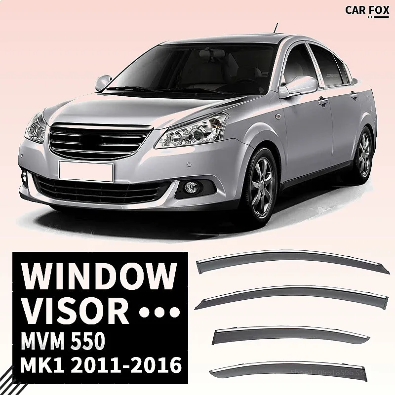

For MVM 550 2011-2016 Car Window Visor Rain Sun Shade Side Windshield Awning Auto Accessories Styling