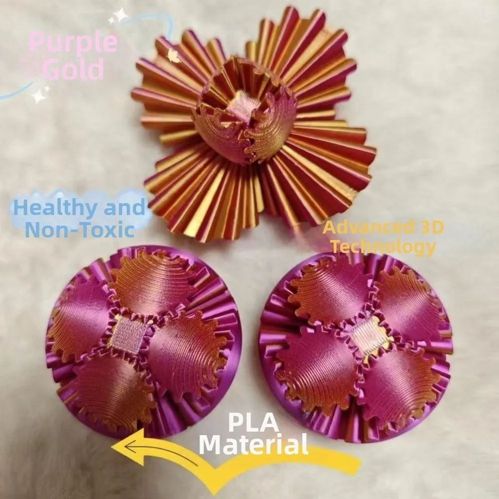 

Креативный мяч GearSphere, красочный привлекательный 3D-печатный сенсорный легкий мяч Fidget GearSphere для детей и взрослых