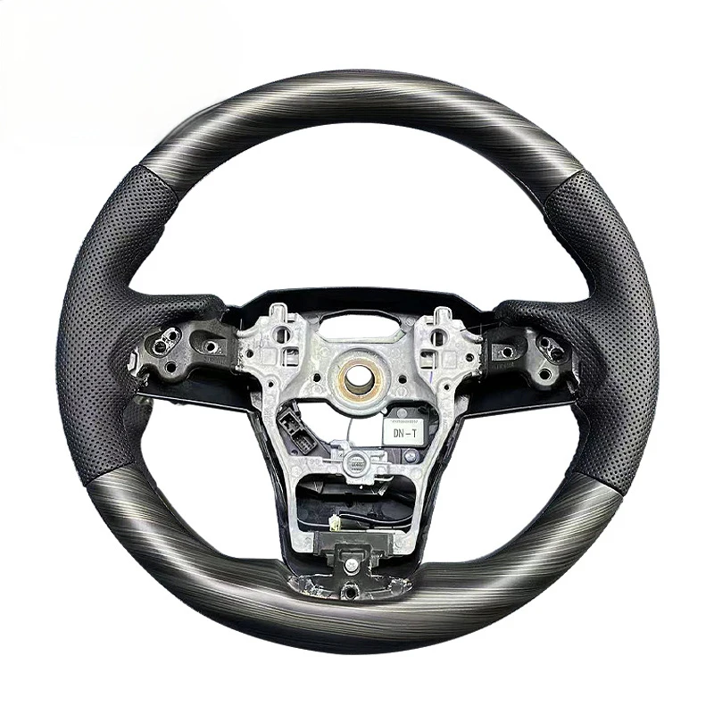 Suitable for Toyota Sienna, Granvia, Highlander wood-carbon fiber steering wheel modification view 5