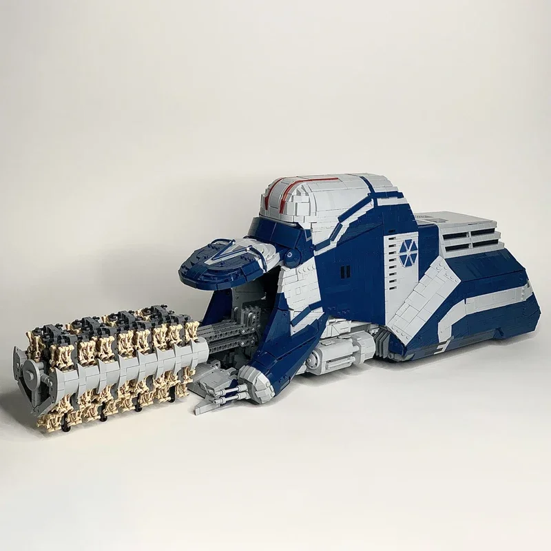 

10346 шт. Moc UCS Clone Wars MTT-сфедератия независимых систем/версия CIS, модель, строительные блоки, кирпичи, игрушки, подарок на праздник