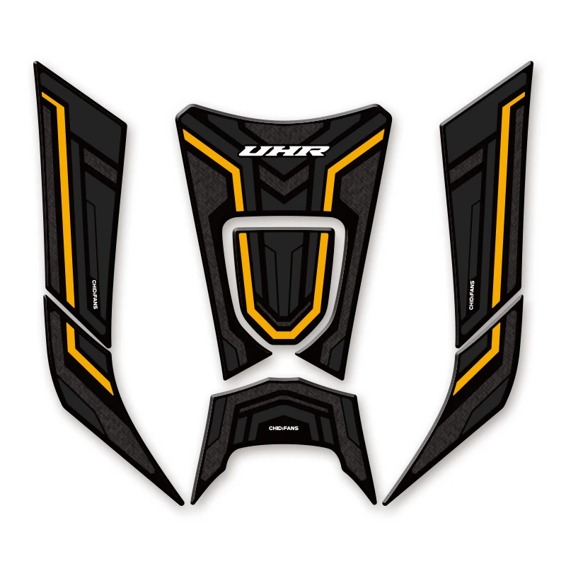 Для Haojue UHR150 Премиум резиновые наклейки на топливный бак и корпус 3M клейкие противоскользящие комплекты против царапин