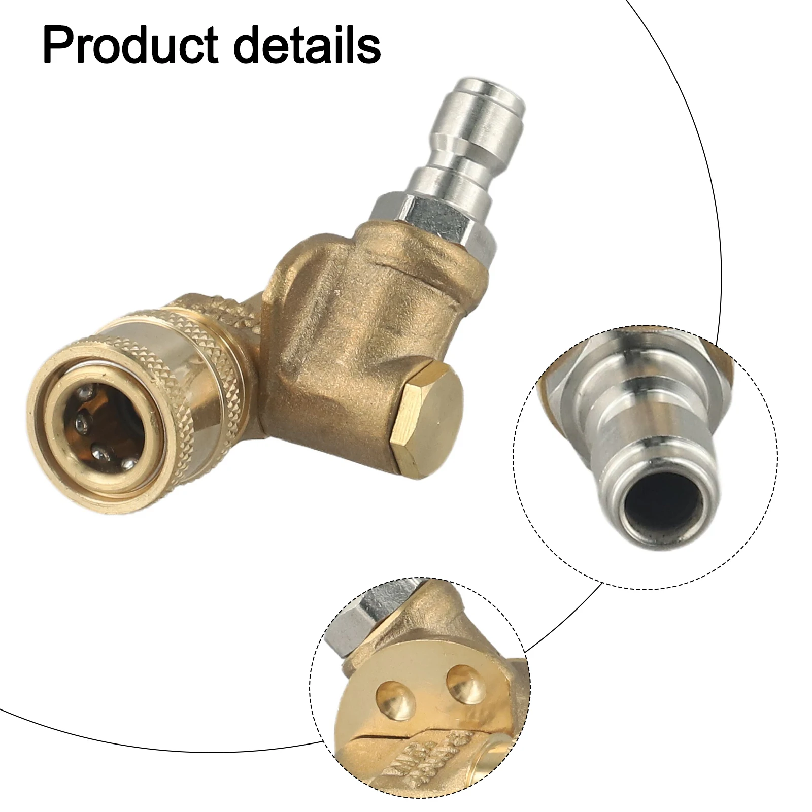 Эффективная очистка, вращающаяся муфта на 360 градусов, вращающаяся насадка для очистки, материал из сплава, обязательный инструмент для очистки