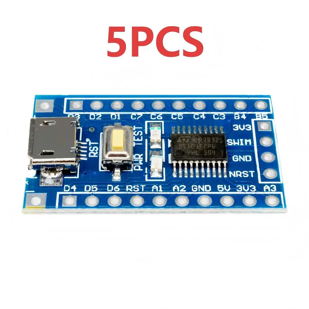 1/5/10Pcs STM8S103F3P6 System Board Micro USB STM8S Development Board Minimum Core Board For Arduino STM DIY KIT