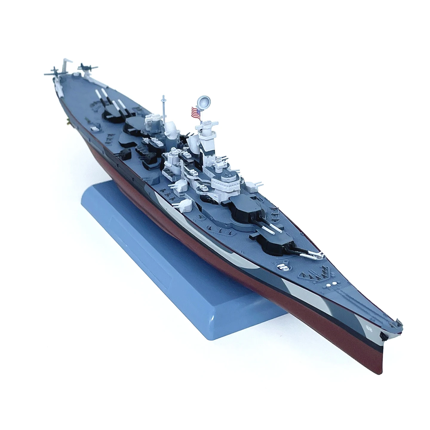 

Готовая модель американского линкора BB-68 Ohio 1:1000 (челно-металлическая)