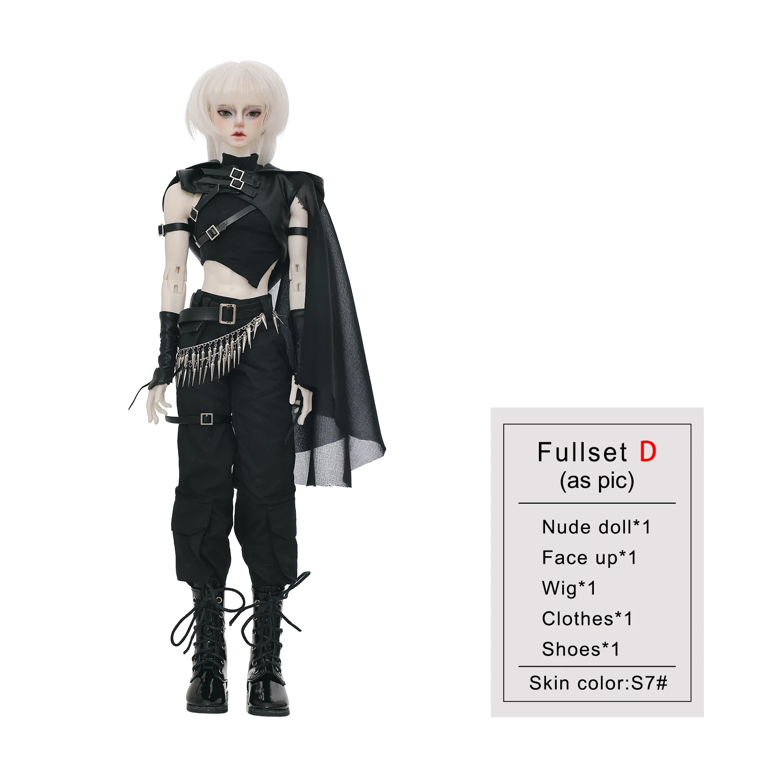 Hyman D Bjd Doll 1/4 Full Set Bubo 2nd Body Handsome Male Assassin 