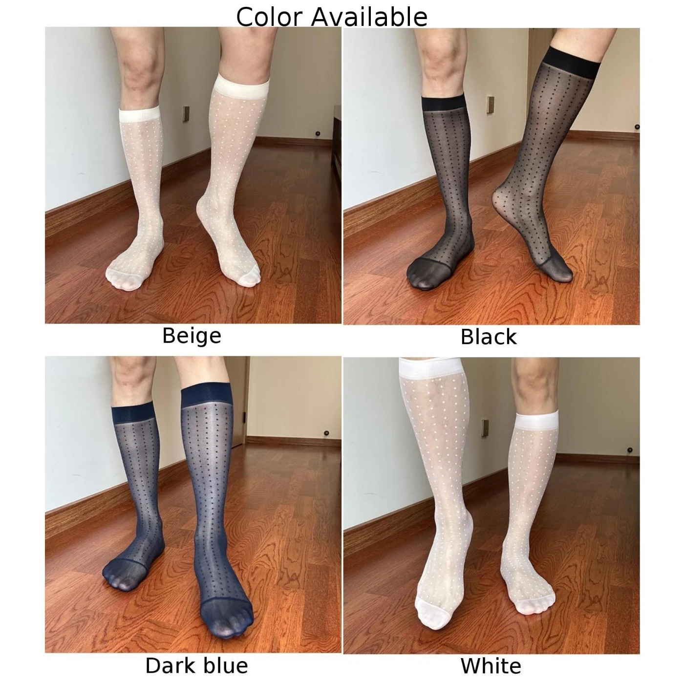 

Мужские носки, платье в горошек, прозрачные чулки, ультратонкие деловые носки, мужские дышащие эластичные колготки, чулочно-носочные изделия