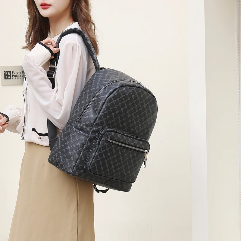 Luxury Women Backpack Bags Multifunction Leather Backpacks for Female Mochila Designer School Shoulder Bag Designer Men Backpack