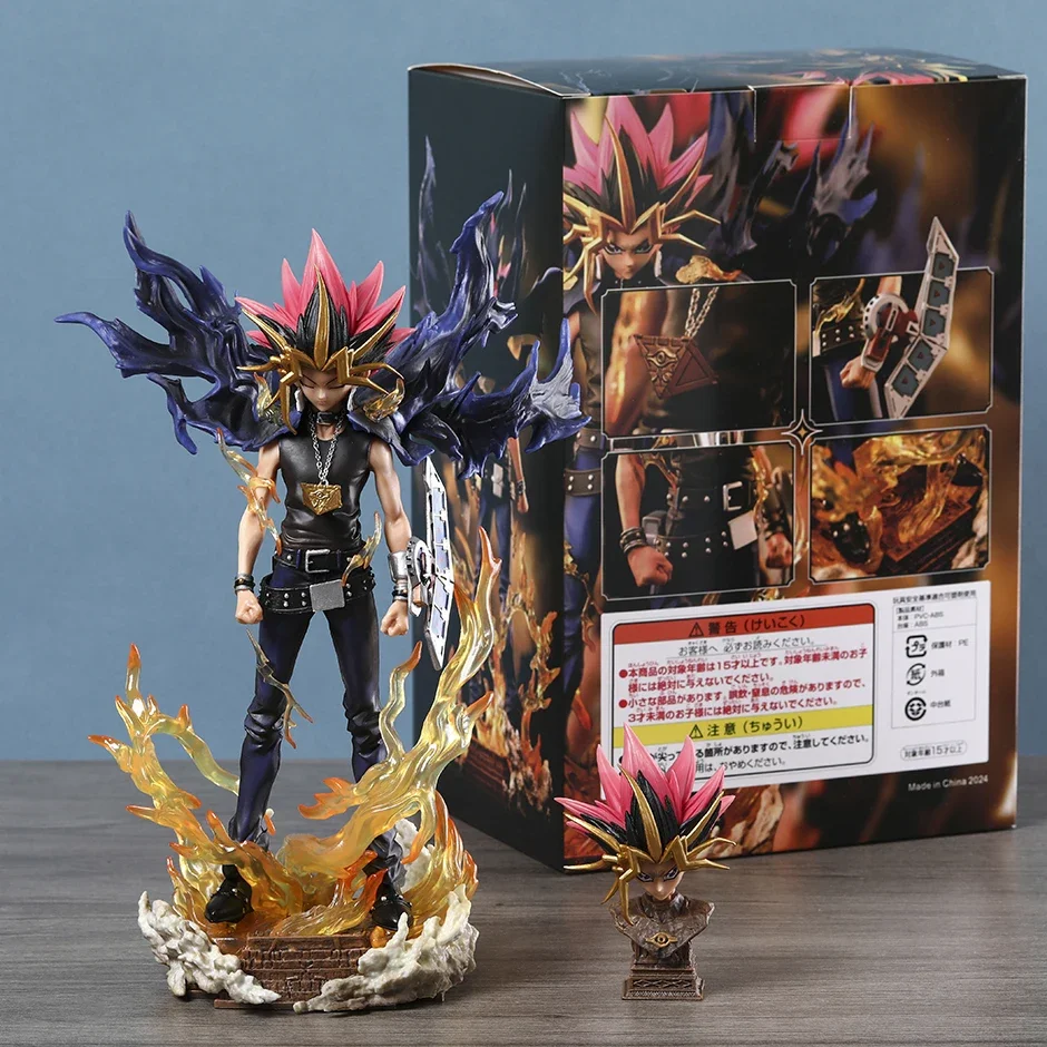 26cm Yu-Gi-Oh! Duel Monsters Yami Yugi Anime Figure Toy PVC Figurine Collectible Gift