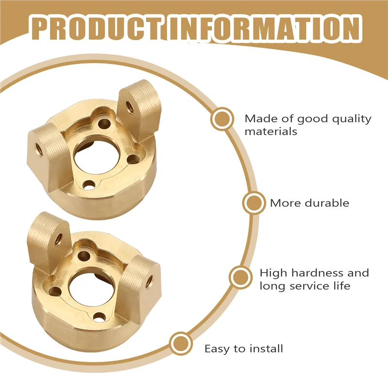 ABXE-RC Car Upgrade Brass C Seat Kit For MJX H8H 1/10 YK4102 YK4103 YK4104 YK4106 YK4082 YK4083 RC Car Upgrade Part