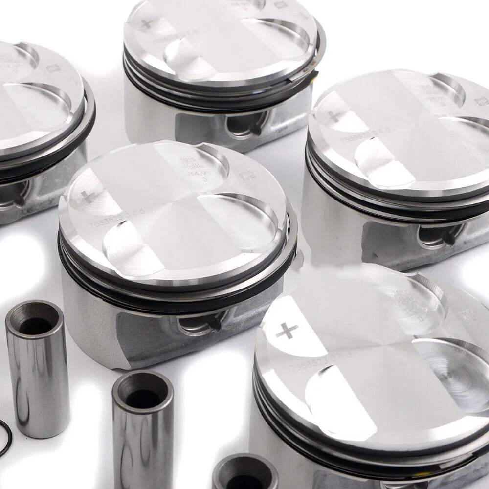 6PCS Pistons & Rings Set 10.7:1 For BMW E90 E60 E83 128i 328i 528i X1 N52 3.0L 11257558528 11257536373 11257561848 11257547838 - Image 5