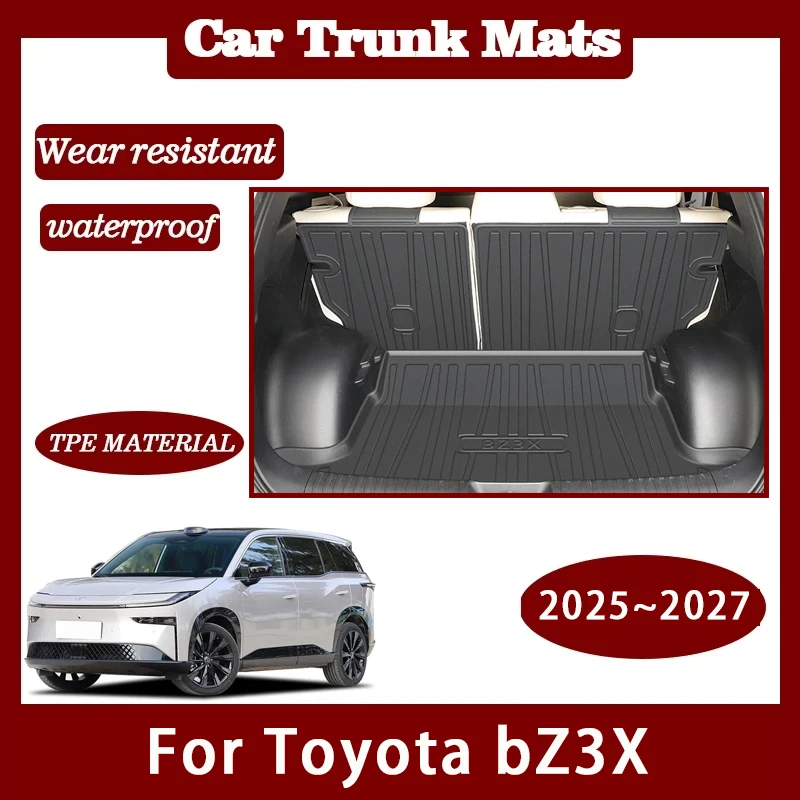 

Car Rear Trunk Mats For Toyota bZ3X EG10 AY502 2025 2026 2027 Waterproof Pads Cargo Liner Back Seat Cover Auto Accessories