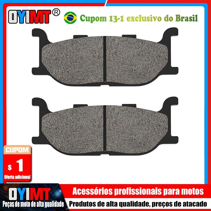 Almofadas de freio dianteiras da motocicleta, peças de freio para YAMAHA XVS400 XV535 XVS 650 Drag Star 1997-2004 XV750 Virago 1994-1997 XV1600