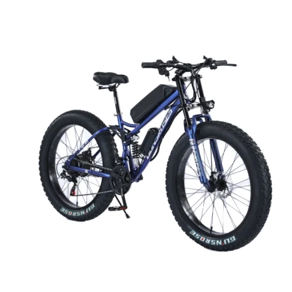 2024 electric bicycle High quality adult 26-inch power Electric Mountain Bike cheap carbon steel E-bike made in china